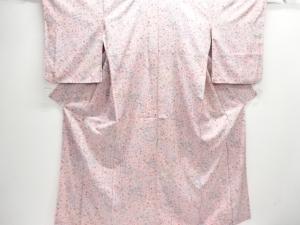 花鳥に宝尽くし模様小紋着物